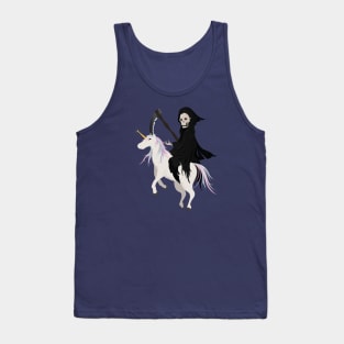 Death Riding Unicorn Tank Top